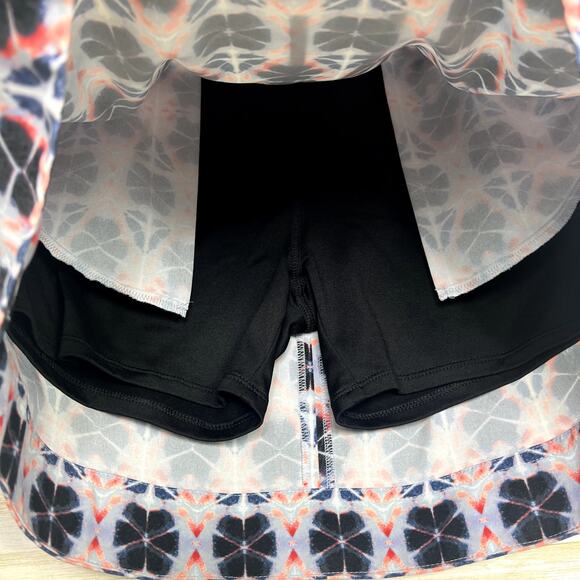 J. Jill Fit Ikat Tie Dye Pull On Skort - Picture 3 of 6